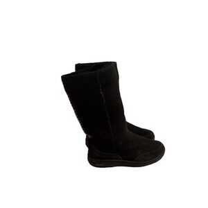 UGG Ultra Tall Tasman Braid  Boots Size 8 Black